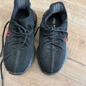 Adidas Yeezy Boost 350 V2 Core Black with Red Detail